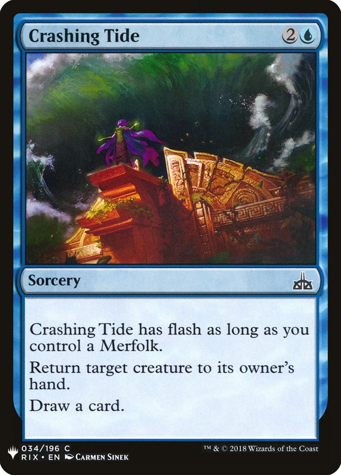 Crashing Tide [Mystery Booster] | Kessel Run Games Inc. 