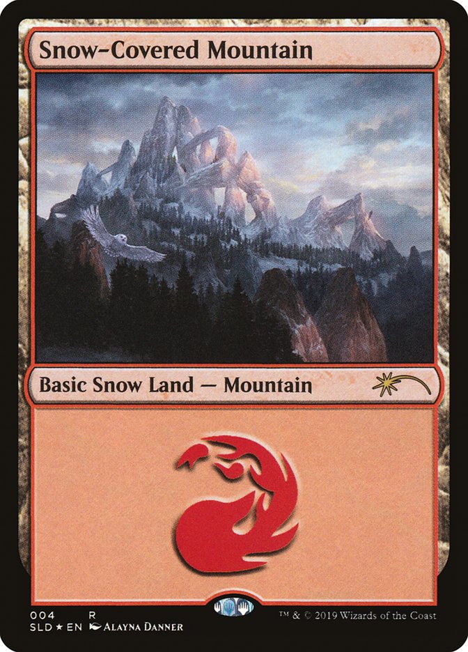Snow-Covered Mountain (004) [Secret Lair Drop Series] | Kessel Run Games Inc. 