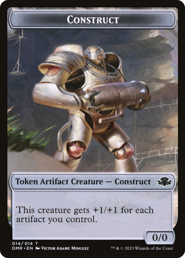 Construct Token [Dominaria Remastered Tokens] | Kessel Run Games Inc. 