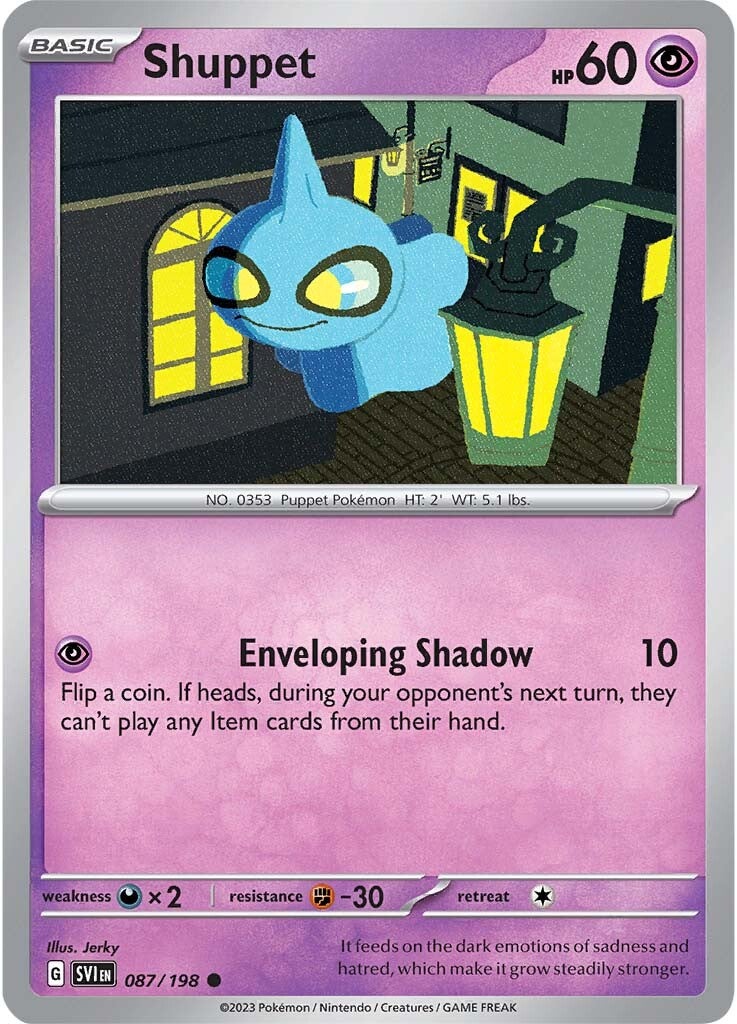 Shuppet (087/198) [Scarlet & Violet: Base Set] | Kessel Run Games Inc. 