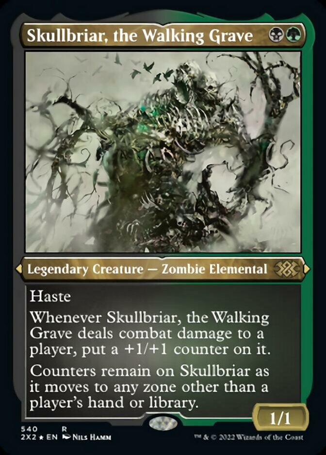 Skullbriar, the Walking Grave (Foil Etched) [Double Masters 2022] | Kessel Run Games Inc. 