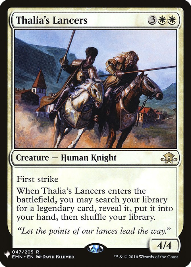 Thalia's Lancers [The List] | Kessel Run Games Inc. 