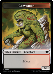 Thopter // Graveborn Double-Sided Token [Commander Masters Tokens] | Kessel Run Games Inc. 