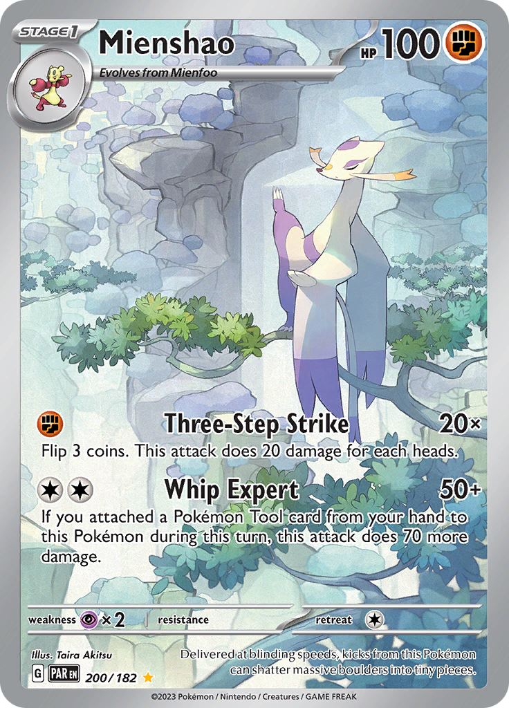 Mienshao (200/182) [Scarlet & Violet: Paradox Rift] | Kessel Run Games Inc. 