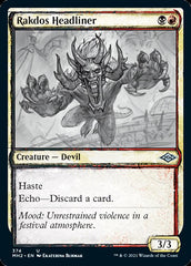 Rakdos Headliner (Sketch) [Modern Horizons 2] | Kessel Run Games Inc. 