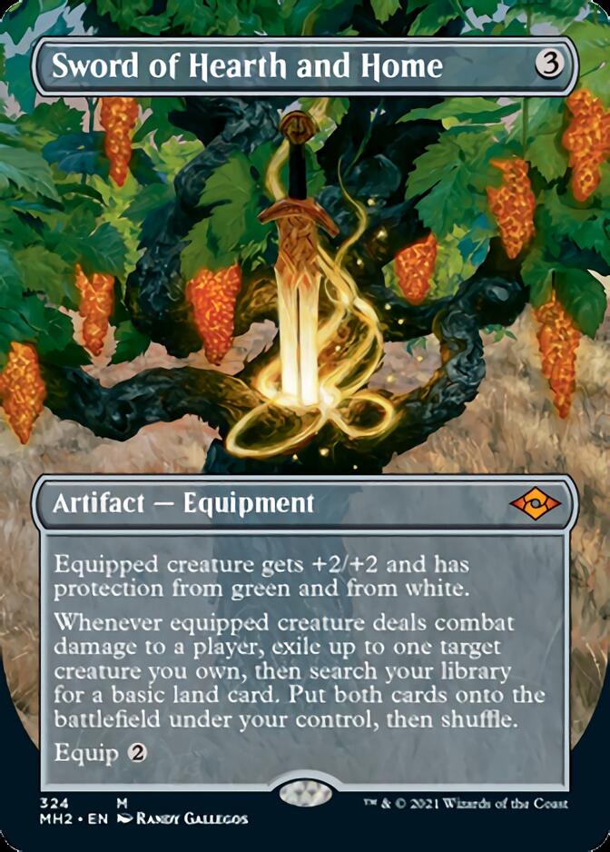 Sword of Hearth and Home (Borderless Alternate Art) [Modern Horizons 2] | Kessel Run Games Inc. 