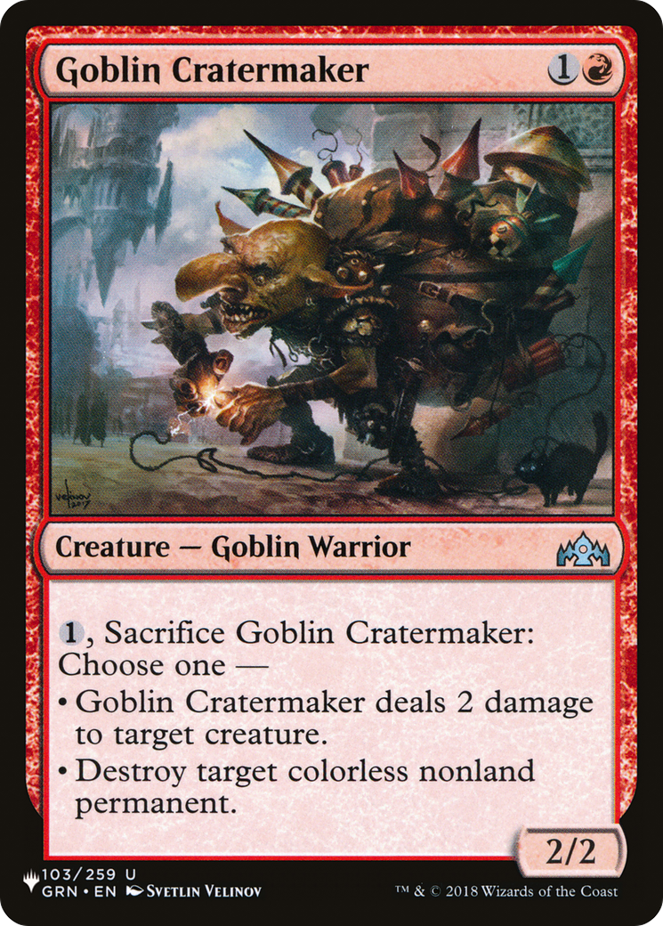 Goblin Cratermaker [The List Reprints] | Kessel Run Games Inc. 