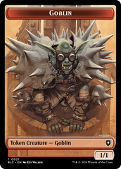 Illusion // Goblin Double-Sided Token [Bloomburrow Commander Tokens] | Kessel Run Games Inc. 