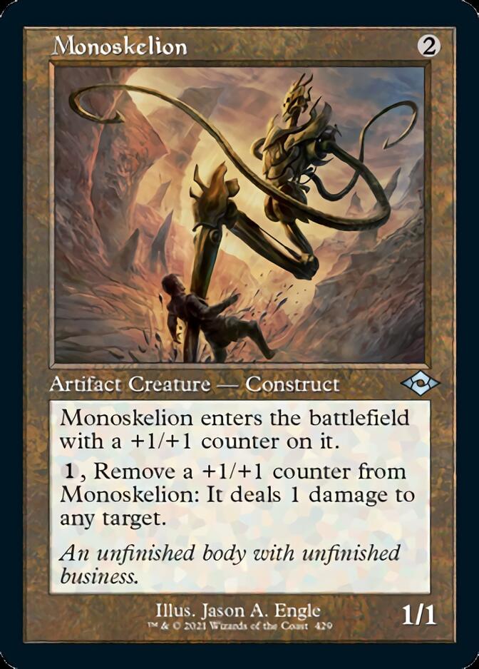 Monoskelion (Retro Foil Etched) [Modern Horizons 2] | Kessel Run Games Inc. 