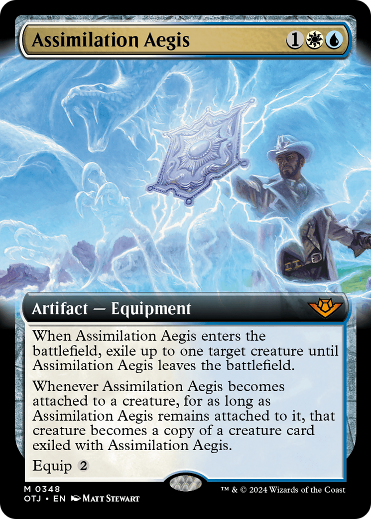 Assimilation Aegis (Extended Art) [Outlaws of Thunder Junction] | Kessel Run Games Inc. 