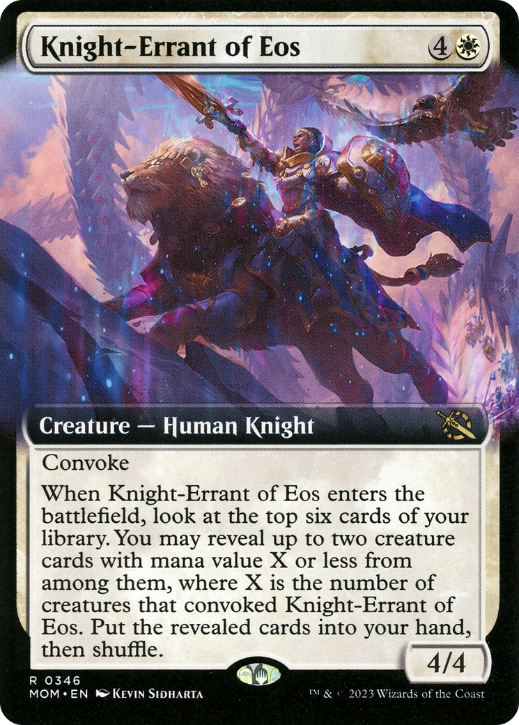 Knight-Errant of Eos (Extended Art) [March of the Machine] | Kessel Run Games Inc. 