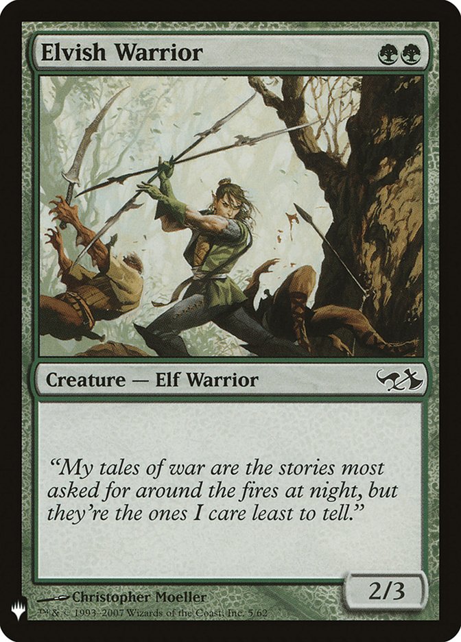 Elvish Warrior [Mystery Booster] | Kessel Run Games Inc. 