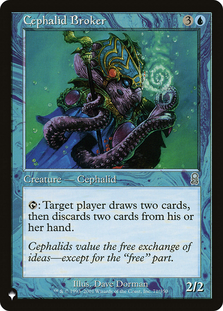 Cephalid Broker [The List Reprints] | Kessel Run Games Inc. 