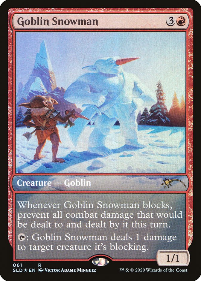 Goblin Snowman [Secret Lair Drop Series] | Kessel Run Games Inc. 