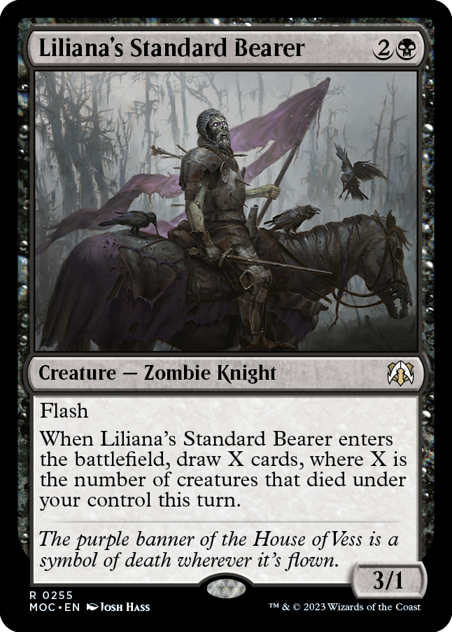 Liliana's Standard Bearer [March of the Machine Commander] | Kessel Run Games Inc. 