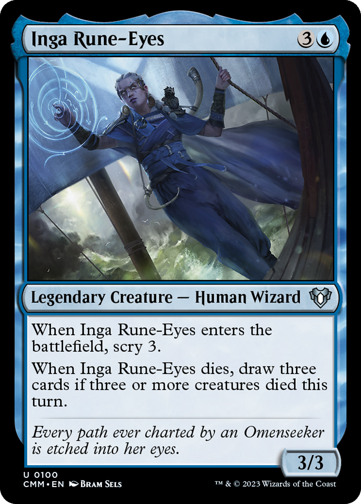 Inga Rune-Eyes [Commander Masters] | Kessel Run Games Inc. 