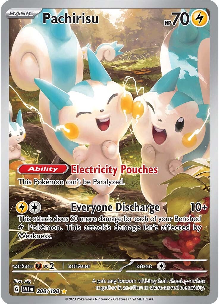 Pachirisu (208/198) [Scarlet & Violet: Base Set] | Kessel Run Games Inc. 