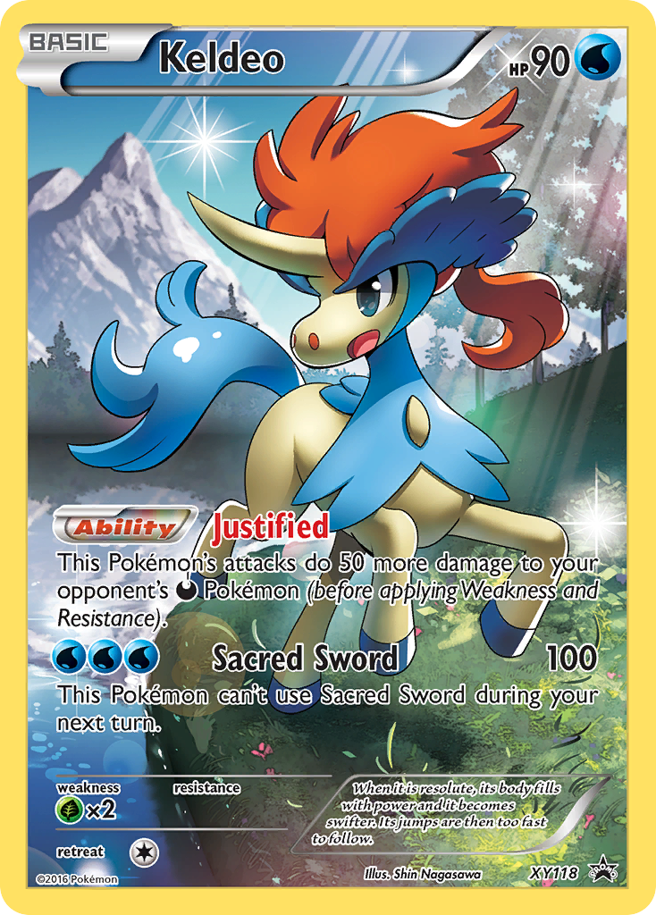 Keldeo (XY118) [XY: Black Star Promos] | Kessel Run Games Inc. 