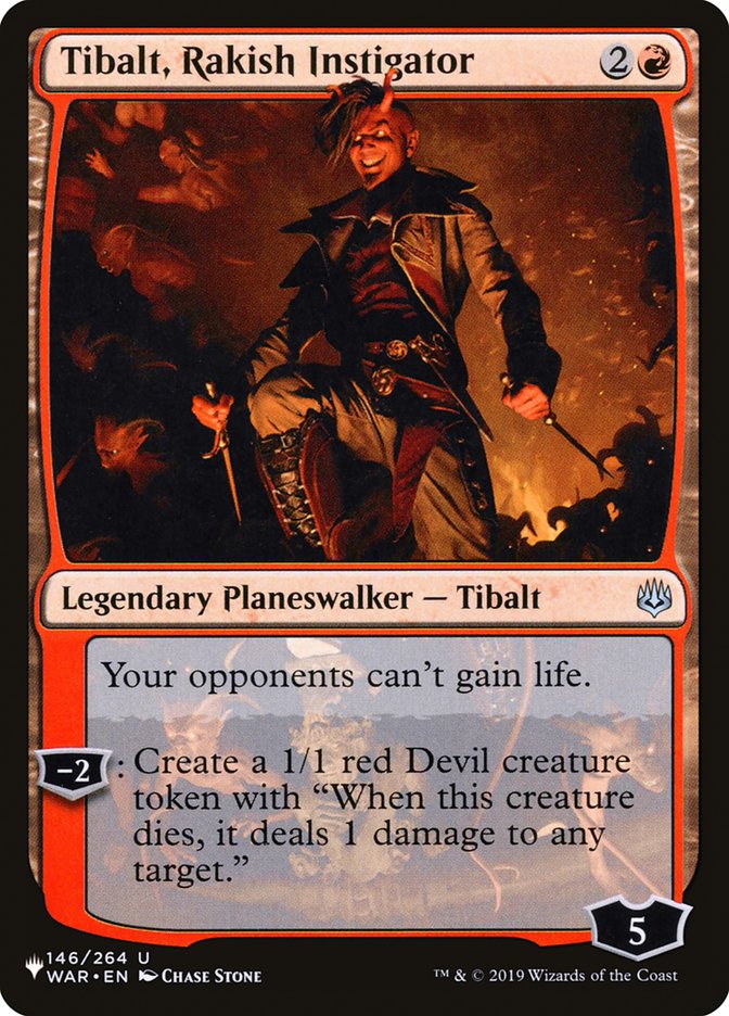 Tibalt, Rakish Instigator [The List] | Kessel Run Games Inc. 