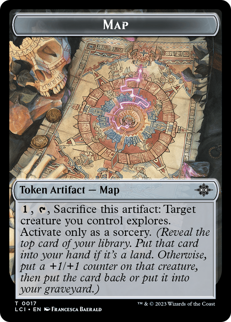 Map // Angel Double-Sided Token [The Lost Caverns of Ixalan Tokens] | Kessel Run Games Inc. 