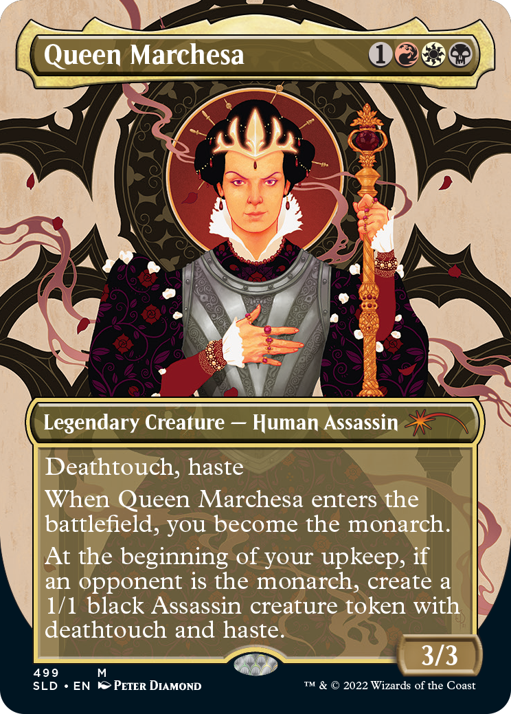 Queen Marchesa (Borderless) [Secret Lair Drop Series] | Kessel Run Games Inc. 