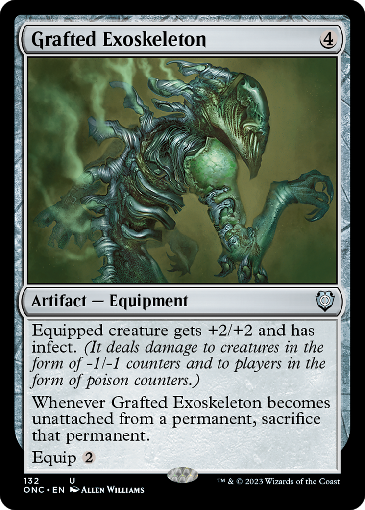 Grafted Exoskeleton [Phyrexia: All Will Be One Commander] | Kessel Run Games Inc. 