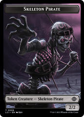 Fungus Dinosaur // Skeleton Pirate Double-Sided Token [The Lost Caverns of Ixalan Tokens] | Kessel Run Games Inc. 