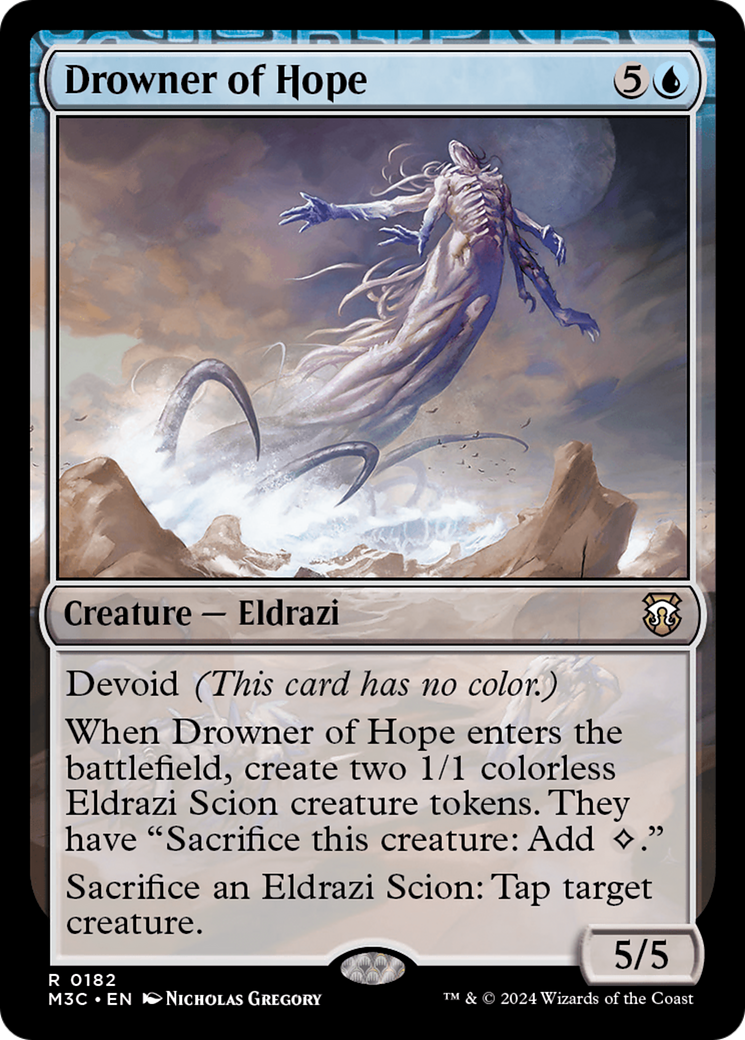 Drowner of Hope (Ripple Foil) [Modern Horizons 3 Commander] | Kessel Run Games Inc. 