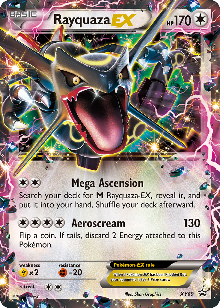 Rayquaza EX (XY69) (Shiny) [XY: Black Star Promos] | Kessel Run Games Inc. 