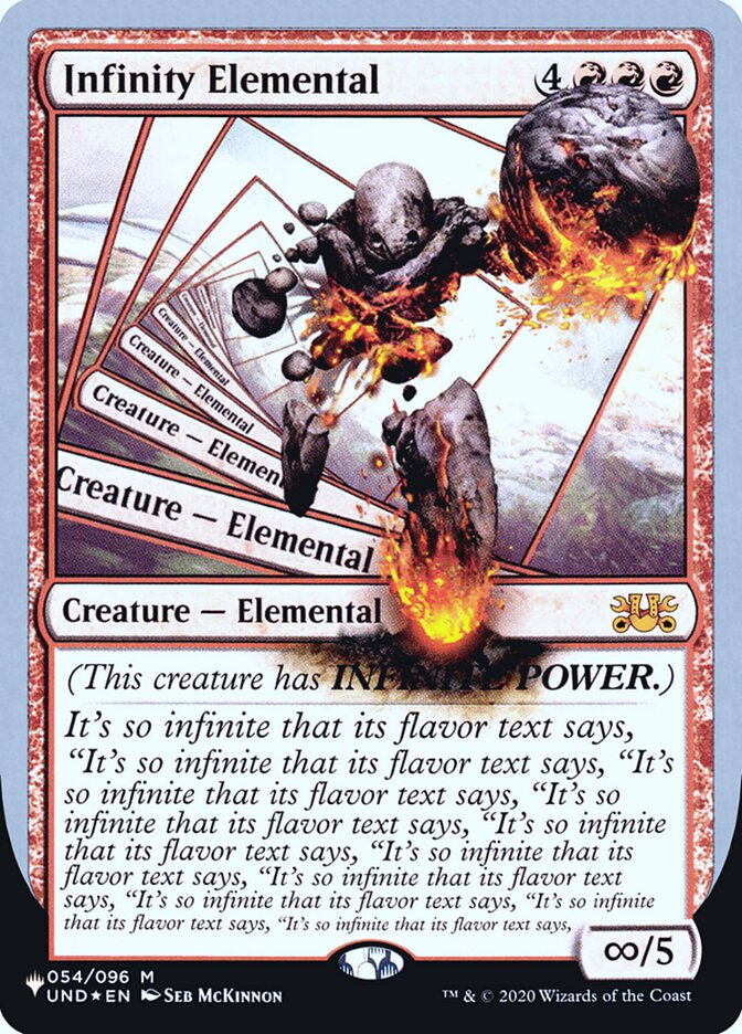 Infinity Elemental (Unfinity Foil Edition) [The List] | Kessel Run Games Inc. 