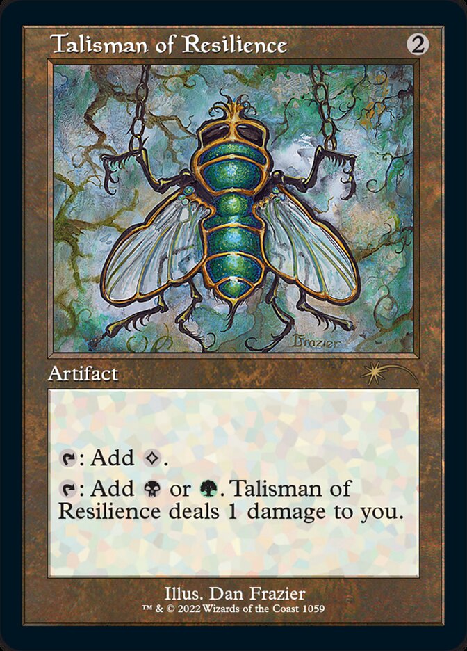 Talisman of Resilience (Foil Etched) [Secret Lair Drop Series] | Kessel Run Games Inc. 