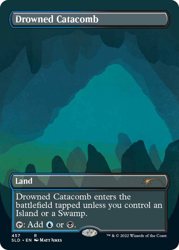 Drowned Catacomb (Borderless) [Secret Lair Drop Series] | Kessel Run Games Inc. 