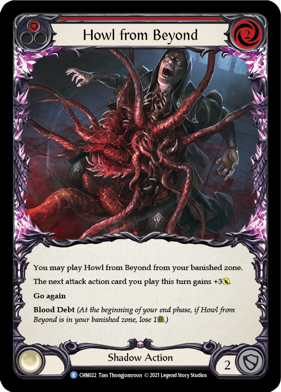 Howl from Beyond (Red) [CHN022] (Monarch Chane Blitz Deck) | Kessel Run Games Inc. 