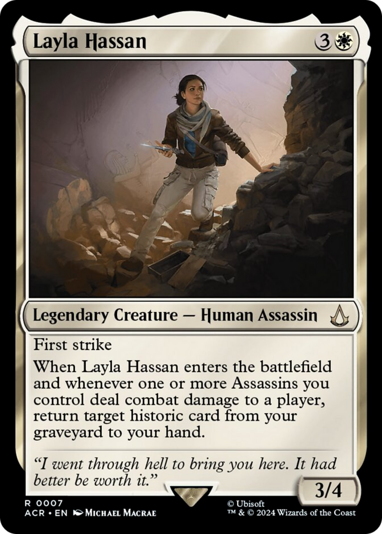 Layla Hassan [Assassin's Creed] | Kessel Run Games Inc. 