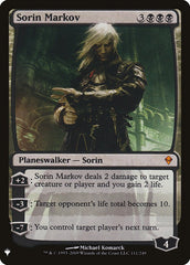 Sorin Markov [Mystery Booster] | Kessel Run Games Inc. 