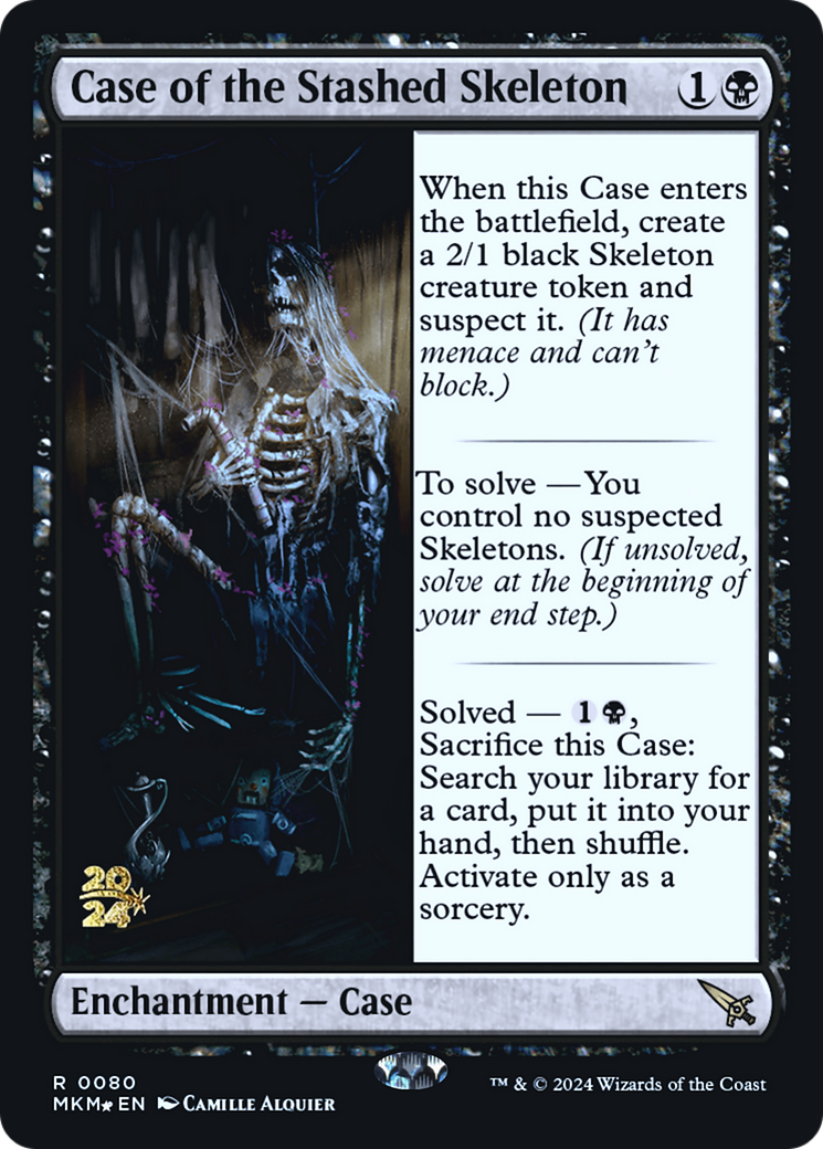 Case of the Stashed Skeleton [Murders at Karlov Manor Prerelease Promos] | Kessel Run Games Inc. 