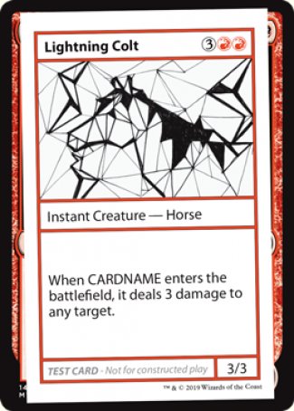 Lightning Colt (2021 Edition) [Mystery Booster Playtest Cards] | Kessel Run Games Inc. 