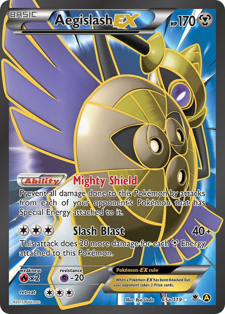 Aegislash EX (65a/119) [Alternate Art Promos] | Kessel Run Games Inc. 