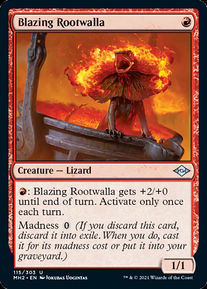 Blazing Rootwalla [Modern Horizons 2] | Kessel Run Games Inc. 