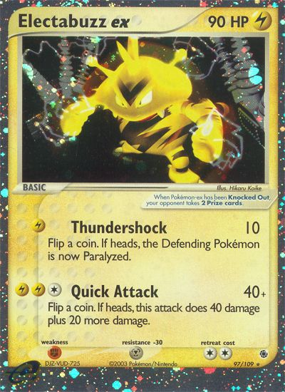 Electabuzz ex (97/109) [EX: Ruby & Sapphire] | Kessel Run Games Inc. 