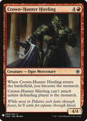 Crown-Hunter Hireling [Mystery Booster] | Kessel Run Games Inc. 