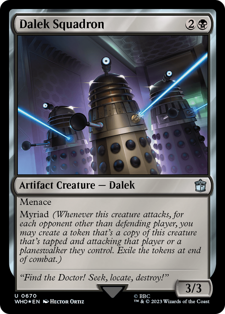 Dalek Squadron (Surge Foil) [Doctor Who] | Kessel Run Games Inc. 