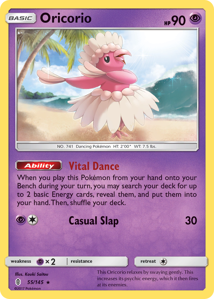 Oricorio (55/145) [Sun & Moon: Guardians Rising] | Kessel Run Games Inc. 