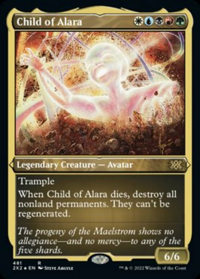 Child of Alara (Foil Etched) [Double Masters 2022] | Kessel Run Games Inc. 