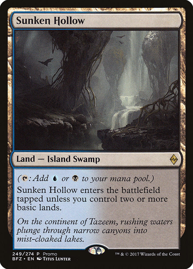 Sunken Hollow (Promo) [Standard Showdown Promos] | Kessel Run Games Inc. 