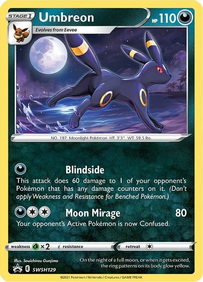 Umbreon (SWSH129) [Sword & Shield: Black Star Promos] | Kessel Run Games Inc. 