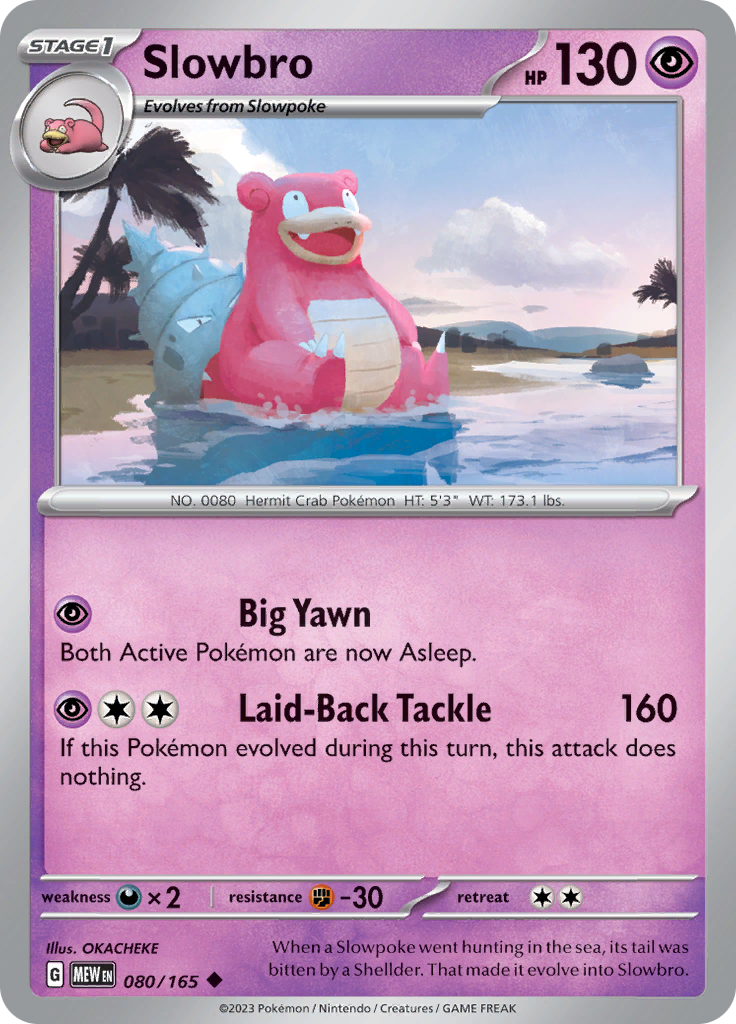 Slowbro (080/165) [Scarlet & Violet: 151] | Kessel Run Games Inc. 