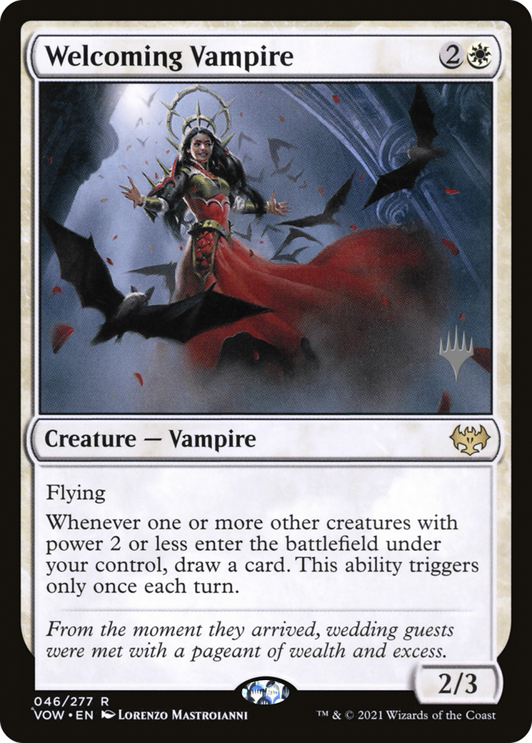 Welcoming Vampire (Promo Pack) [The Brothers' War Promos] | Kessel Run Games Inc. 