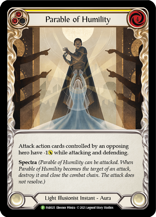 Parable of Humility [FAB025] (Promo)  Cold Foil | Kessel Run Games Inc. 