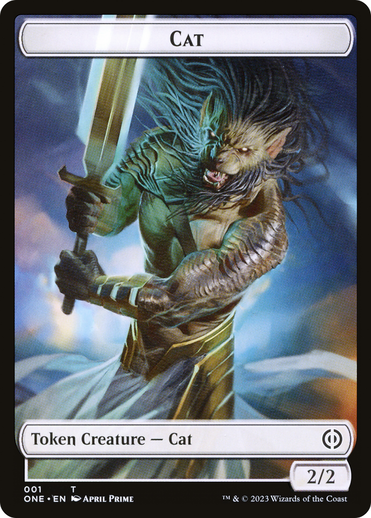 Cat Token [Phyrexia: All Will Be One Tokens] | Kessel Run Games Inc. 